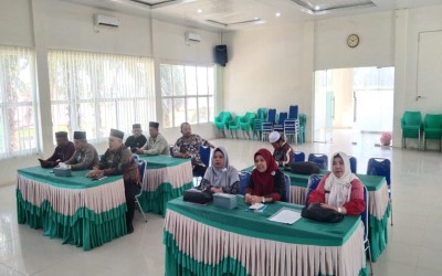 Kepala MTsN 1 Palas Ikuti Pembinaan ASN dan Penyerahan SK PPPK Secara Daring